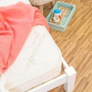 Naturepedic Organic Kids 2-in-1 Mattress - Full Size with Quilted Top & Waterproof Layer - Firm & Comfortable for Trundle & Bunk Beds