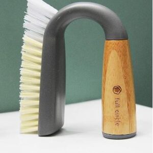 Full Circle Grunge Buster Grout & Tile Scrub Brush, Grey
