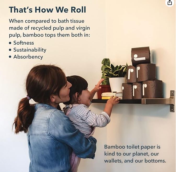 Premium Bamboo Toilet Paper